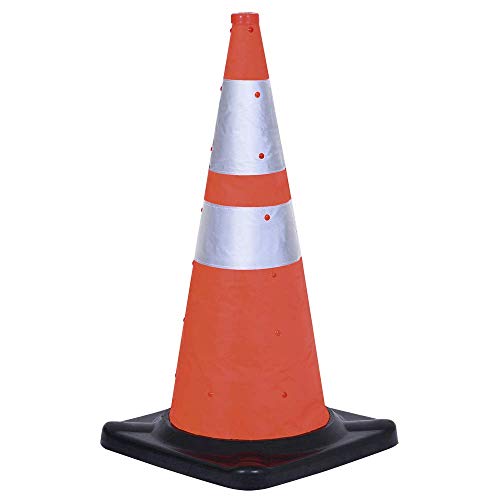 Pioneer V6201260-O/S 28" (71 cm) Collapsible Safety Cone - Orange, O/S - Work Site and Traffic Safety - Proindustrialequipment