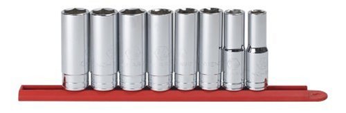 GearWrench 80705 8 Piece 1/2-Inch Drive 6 Point Deep SAE Socket Set