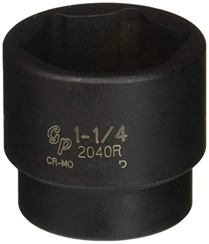 Grey Pneumatic (2040R) 1/2" Drive x 1-1/4" Standard Socket