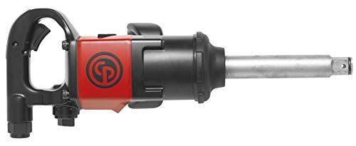 Chicago Pneumatic CP7783-6 - 1 Inch Air Impact Wrench with 6 Inch Extended Anvil, D-Handle with Side Handle, Max Torque Reverse Output 1770 ft. lbf / 2400 Nm, 6200 RPM, Pinless Rocking Dog - Proindustrialequipment