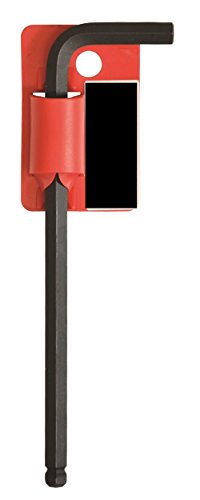 Bondhus 15782 Tagged and Barcoded 13mm Ball End Tip Hex Key L-Wrench with ProGuard Finish and Long Arm, 240mm