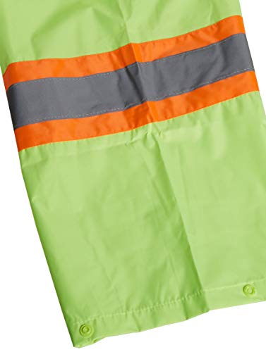 Pioneer V1080260-4XL Heavy-Duty High Visibility Jacket and Pants Combo, Yellow-Green, 4XL - Clothing - Proindustrialequipment