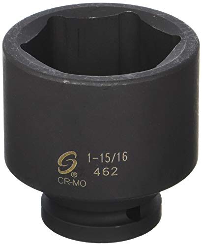 Sunex 462 Dado de impacto estándar de 6 puntos con accionamiento de 3/4" 1-15/16"