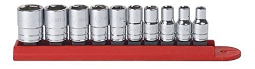 GEARWRENCH 10 Pc. 1/4" Drive 6 Pt. Standard Socket Set, SAE - 80303