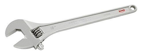 Reed Tool CW18 Chrome Finish Adjustable Wrench, 18-Inch - Wrenches - Proindustrialequipment
