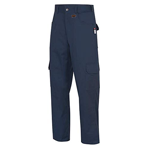 Pioneer Cargo Work Pants, ARC 2 Flame Resistant Premium Cotton and Nylon Blend, Navy, 32X34, V2540540-32x34 - Clothing - Proindustrialequipment