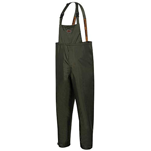 Pioneer Heavy-Duty Waterproof Tree Planter Overall Bib Work Pants, Adjustable, Green, L, V3040440-L - Clothing - Proindustrialequipment