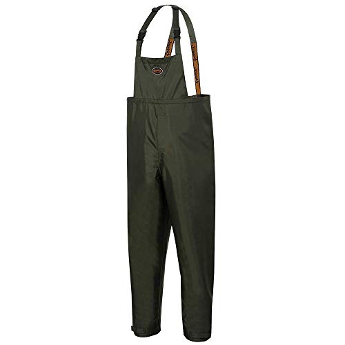 Pioneer Heavy-Duty Waterproof Tree Planter Overall Bib Work Pants, Adjustable, Green, XS, V3040440-XS - Clothing - Proindustrialequipment