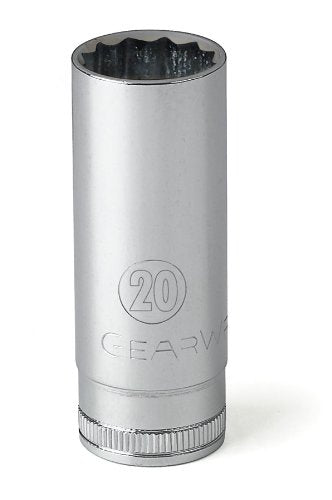 GearWrench 80790 1/2-Inch Drive 12 Point Deep Socket 19mm