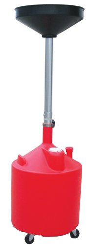 ATD Tools 5188 Plastic Waste Oil Drain with Casters, 18-Gallon - Proindustrialequipment