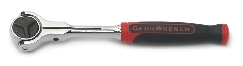 GearWrench 81224 Cliquet rotatif à entraînement 1/4" - Poignée coussinée