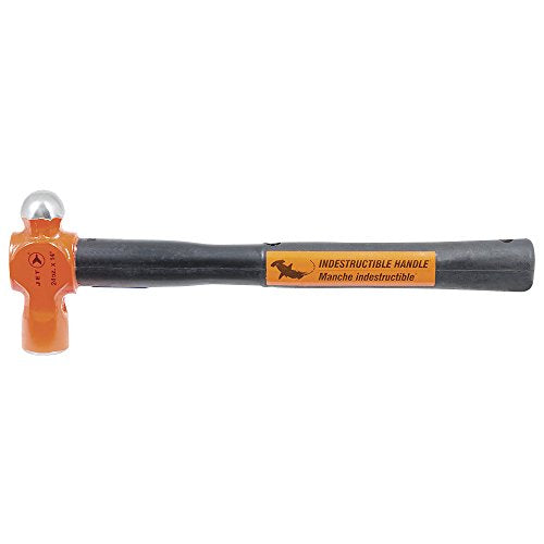 Jet 740174-24-Ounce X 14" Indestructible Handle Ball Pein Hammer-Super Heavy Duty - Hammers - Proindustrialequipment