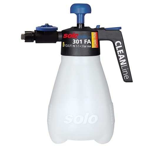 Solo 301-FA Pulverizador de espuma de una mano CLEANLine de 1,25 litros, juntas tóricas y sellos de Viton