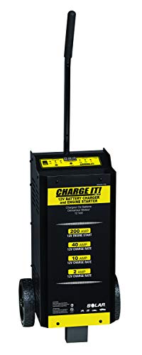 Clore Automotive 4735 Wheeled Battery Charger (40/20/5/200 Amp, 6/12 Volt)