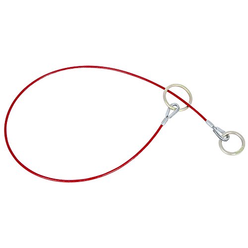 PeakWorks V8208606-6' (1.8 m) Cable Anchor Sling - 1/4" PVC Coated Galvanized Cable - Fall Protection - Proindustrialequipment