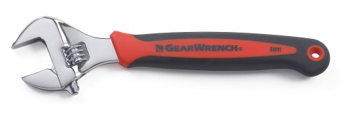 GearWrench 81891 8-Inch Adjustable Wrench with Cushion Grip