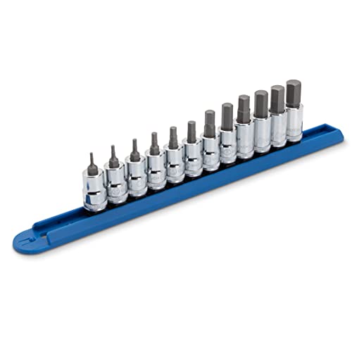 GearWrench 80580 12 Piece 3/8-Inch Drive Metric Hex Bit Socket Set