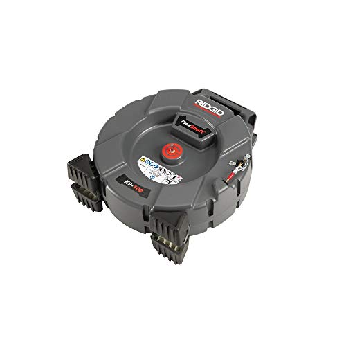 RIDGID, 64263, FLEXSHAFT Drain Cleaner, K9-102 1 1/4-2" Capacity, Includes: 50' 1/4" cable and kit, For use on Sinks, Tubs, Urinals, Showers, Drill Powered (Not Included) - Drain Augers - Proindustrialequipment