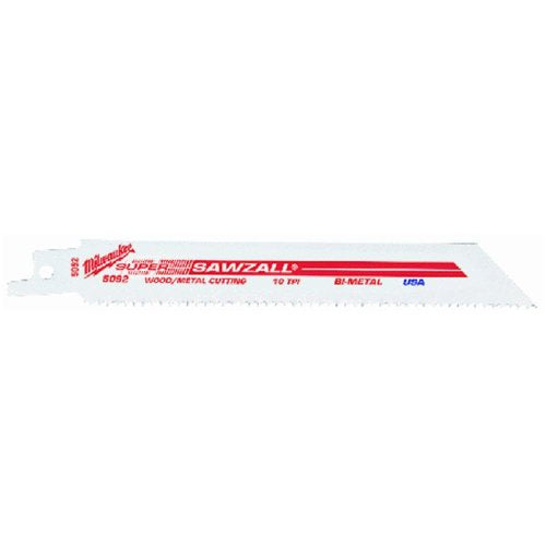 Milwaukee 48-00-5093 Hoja Super Sawzall 8/12 dientes por pulgada, 8 pulgadas de largo