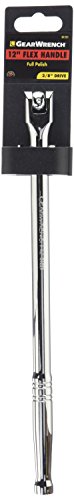 GearWrench 81221 3/8-Inch Drive Full Polish Flex Handle - 12-Inch