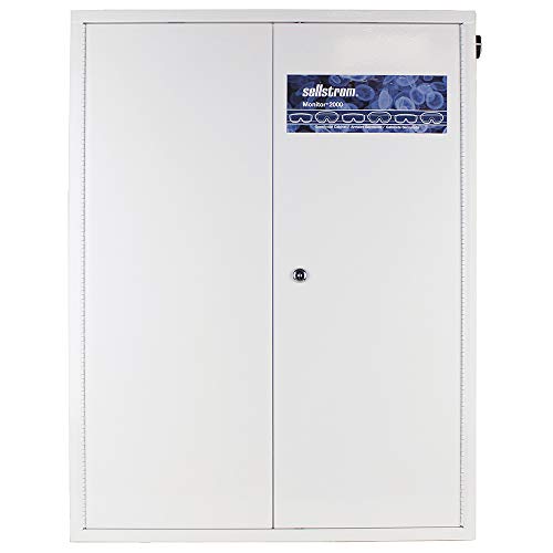 Sellstrom S90494 Model 2000 Education/Medical Industry Germicidal Cabinet, Safety Glasses and Goggle Sanitizer - 99.4% Kill Rate, White - Organization - Proindustrialequipment