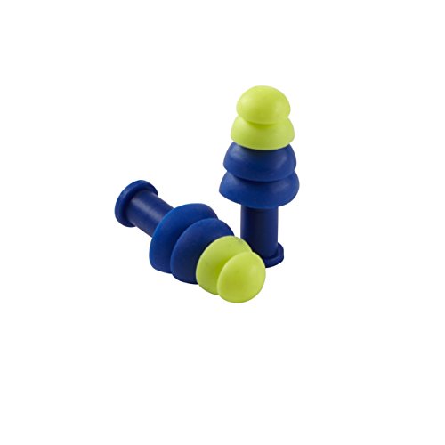 Sellstrom S23420 Reusble Plug-Uncorded-100PR/BX, Standard, Blue/Hi/Viz Green (Pack of 100) - Other Protection - Proindustrialequipment