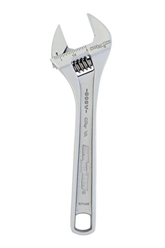 Channellock 808W Llave ancha ajustable de 8 pulgadas, cromada