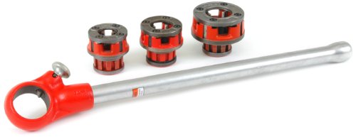 Ridgid Tools 36375 1/8-Inch To 1-Inch Capacity Manual Exposed Ratchet Theader Set - Plumbing Tools - Proindustrialequipment