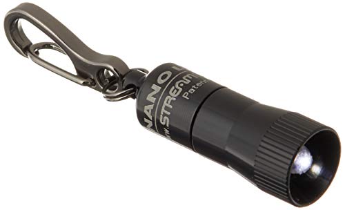 Streamlight 73001 Nano Light Miniatura Llavero Linterna LED, Negro - 10 Lúmenes