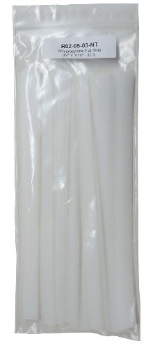 Baguette de soudage en plastique polypropylène (PP), 5/8 po x 1/16 po, 30 pi, Naturel