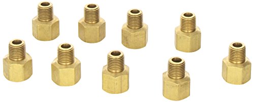 Milton 653-2 Adaptateur de raccord de tuyau 3/8" FNPT x 1/4" MNPT - Boîte de 10