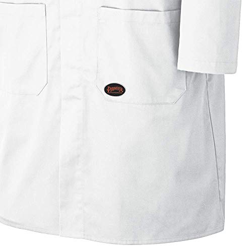 Pioneer V2020140-3XL Poly/Cotton Shop Coat - White, 3XL - Clothing - Proindustrialequipment