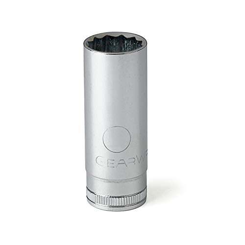 GearWrench 80788 1/2-Inch Drive 12 Point Deep Socket 17mm