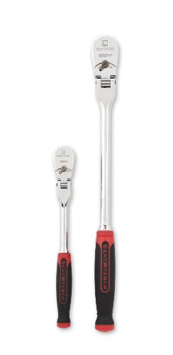 GearWrench 81204P 120XP Cushion Grip Flex Teardrop Ratchet Set, 2-Piece