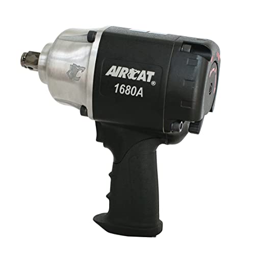 AIRCAT - Aircat 3/4 in. Xtreme Duty Impact Wrench (1680-A) , Black , Medium - Proindustrialequipment