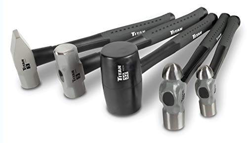 Titan Tools 63125 Jeu de 5 marteaux