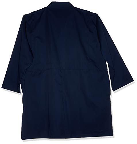 Pioneer V2020180-L Multi-Pocket Shop & Garage Work Coat, Navy Blue-Large - Clothing - Proindustrialequipment