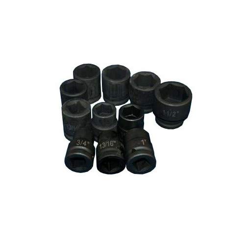 Advanced Tool Design Model ATD-6404 11 Piece 3/4" Drive 6 Point Truck Service Impact Socket Set - Proindustrialequipment