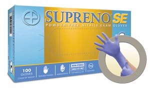 Microflex SU690S Supreno SE Powder Free Nitrile Glove Size Small (100 per Box)