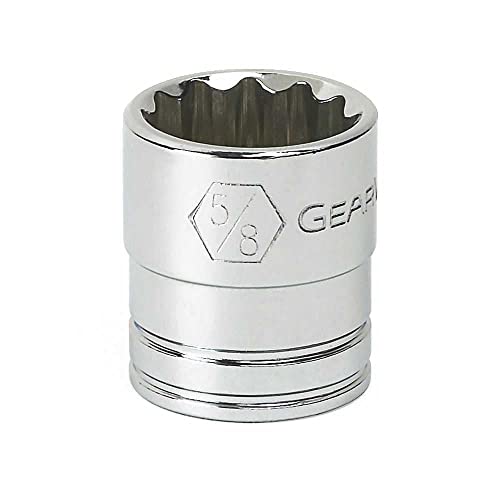 GEARWRENCH 80498 3/8" Drive 12 Point Standard SAE Socket, Black