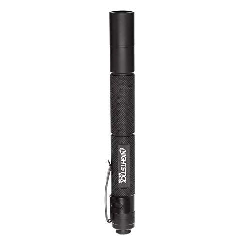 Nightstick MT-100 Mini-TAC Metal Led Flashlight 2-AAA, 5.4-Inch, Black - Proindustrialequipment