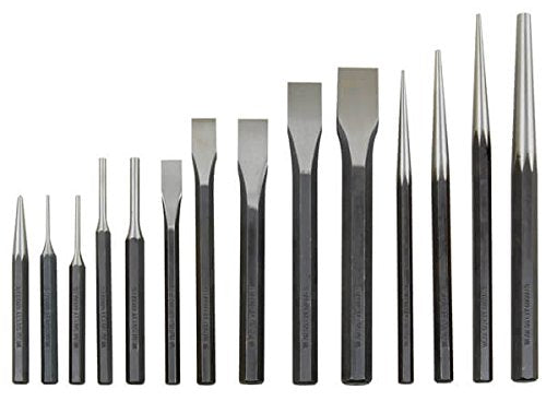 ATD Tools 714 Punch and Chisel Set, 14 Piece, 1 Pack - Proindustrialequipment