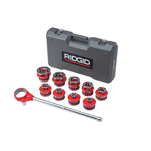 Ridgid Tools 36505 1/8-Inch To 2-Inch Capacity Exposed Manual Ratchet Threader Set - Plumbing Tools - Proindustrialequipment