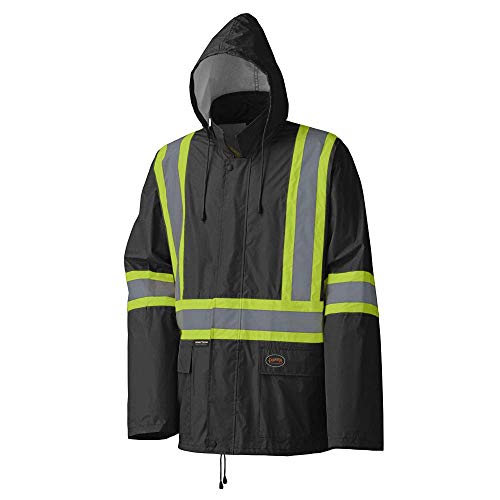 Pioneer V1080170-M Waterproof Lightweight Jacket and Pants Combo, Rainsuit, Black, M - Clothing - Proindustrialequipment