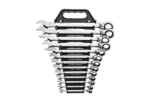 GearWrench 9509 13-Piece SAE Reversible Combination Ratcheting Wrench Set