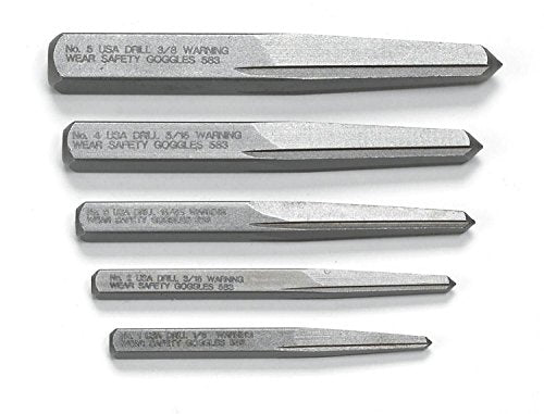 GEARWRENCH 5 Pc. Straight Fluted Screw Extractor Set - 720DD