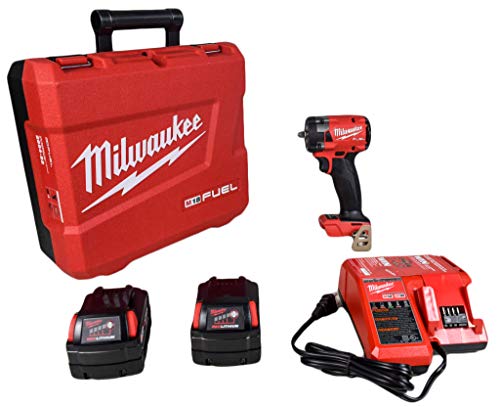 Milwaukee 2854-22 M18 FUEL GEN-3 18V Li-Ion 3/8 pulg. Kit de llave de impacto compacta