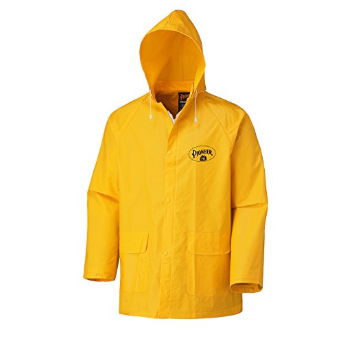 Pioneer V3510360-3XL Flame Resistant Jacket and Pants Combo, Rainsuit, Yellow, 3XL - Clothing - Proindustrialequipment