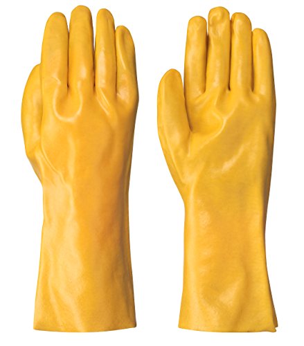 Pioneer V5070360-O/S PVC 14" Gauntlet Glove, (Pack of 12) Yellow Universal - Other Protection - Proindustrialequipment