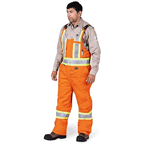 Pioneer ARC 4 FR CSA Insulated Overall Bib Work Pants,7 Pockets, Reflective Stripe, RoyalBlue, 5XL, V2560311-5XL - Clothing - Proindustrialequipment